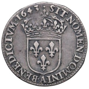 Foreign Coins - FRANCIA Luigi XIII (1610-1643) Dodicesimo di Scudo 164...