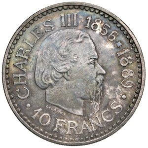 Foreign Coins - MONACO Ranieri III (1949-2005) 10 Franchi 1966 110° an...