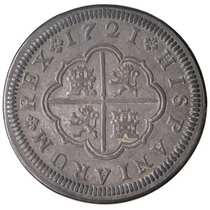 Foreign Coins - SPAGNA Filippo V di Borbone (1700-1746) 2 Reales 1721 ...