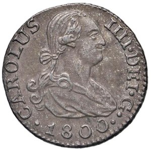 Foreign Coins - SPAGNA Carlo IV (1788-1808) Madrid - Mezzo Real 1800 M...