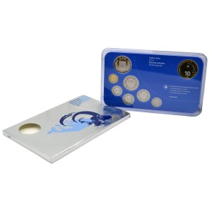Foreign Coins - SVIZZERA (1848-) Serie divisionale 2007 con 5 Franchi ...