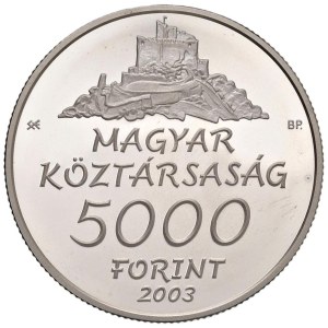 Foreign Coins - UNGHERIA Repubblica (1989-) 5.000 Fiorini 2003 Patrimo...