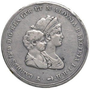 Italian Mints - FIRENZE Carlo Ludovico di Borbone (1803-1807) Dena 180...