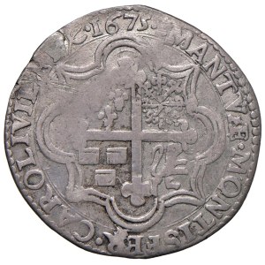Italian Mints - MANTOVA Ferdinando Carlo Gonzaga Nevers (1669-1707) Qu...