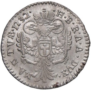 Italian Mints - MANTOVA Carlo VI d'Asburgo (1708-1740) 20 Soldi 1732 -...