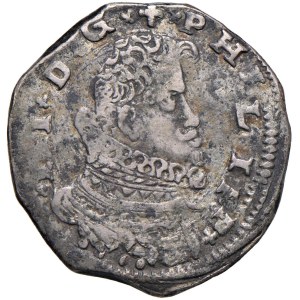 Italian Mints - MESSINA Filippo III d'Asburgo (1598-1621) 4 Tarì 1610 ...
