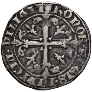 Italian Mints - NAPOLI Roberto d'Angiò (1309-1343) Gigliato - MIR 28/2...
