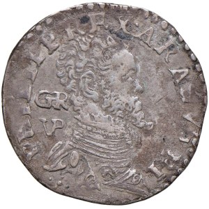 Italian Mints - NAPOLI Filippo II d'Asburgo (1554-1598) Tarì GR/VP - M...