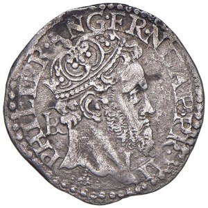 Italian Mints - NAPOLI Filippo II d'Asburgo (1554-1598) Carlino - Magl...