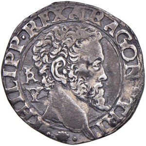 Italian Mints - NAPOLI Filippo II d'Asburgo (1554-1598) Carlino - Magl...