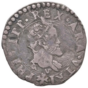 Italian Mints - NAPOLI Filippo II d'Asburgo (1554-1598) Mezzo Carlino ...
