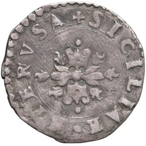 Italian Mints - NAPOLI Filippo II d'Asburgo (1554-1598) Mezzo Carlino ...