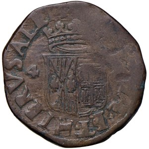 Italian Mints - NAPOLI Filippo IV d'Asburgo (1621-1665) Grano 1647 - M...