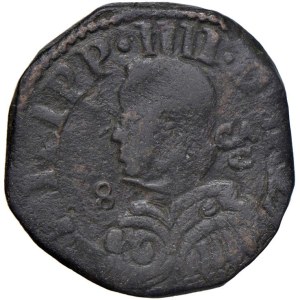Italian Mints - NAPOLI Filippo IV d'Asburgo (1621-1665) Tornese 1638 -...