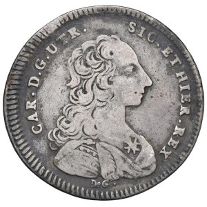 Italian Mints - NAPOLI Carlo di Borbone (1734-1759) Mezza Piastra da 6...