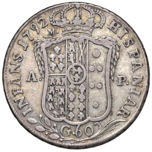 Italian Mints - NAPOLI Ferdinando IV di Borbone (1759-1799) Mezza Pias...