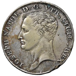 Italian Mints - NAPOLI Giuseppe Napoleone (1806-1808) Piastra da 120 G...