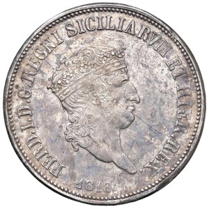 Italian Mints - NAPOLI Ferdinando I di Borbone (1816-1825) Piastra da ...