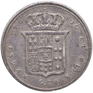 Italian Mints - NAPOLI Ferdinando II di Borbone (1830-1859) Tarì da 20...