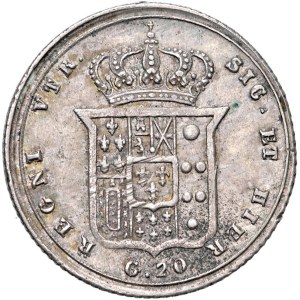 Italian Mints - NAPOLI Ferdinando II di Borbone (1830-1859) Tarì da 20...