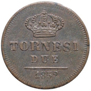 Italian Mints - NAPOLI Ferdinando II di Borbone (1830-1859) 2 Tornesi ...