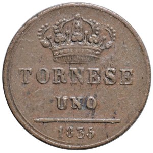 Italian Mints - NAPOLI Ferdinando II di Borbone (1830-1859) Tornese 18...