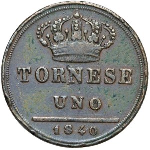 Italian Mints - NAPOLI Ferdinando II di Borbone (1830-1859) Tornese 18...