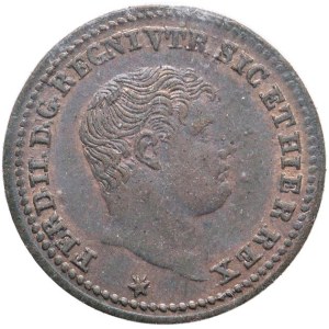 Italian Mints - NAPOLI Ferdinando II di Borbone (1830-1859) Mezzo Torn...