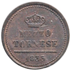 Italian Mints - NAPOLI Ferdinando II di Borbone (1830-1859) Mezzo Torn...