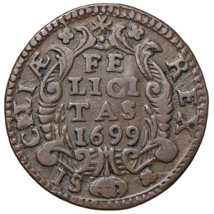 Italian Mints - PALERMO Carlo II d'Asburgo (1674-1700) Grano 1699 - MI...