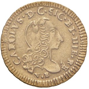Italian Mints - PALERMO Carlo III di Borbone (1734-1759) Oncia 1751 co...