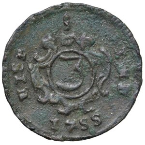 Italian Mints - PALERMO Carlo III di Borbone (1734-1759) 3 Piccioli 17...