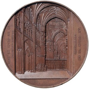 Medals - SPAIN Medal 1867 Spanish churches series. Catedral d...
