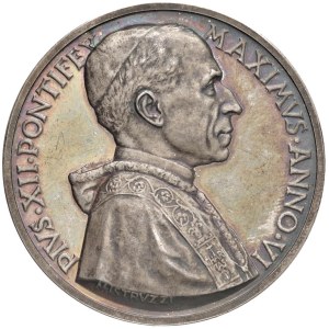 Medals - Pius XII (1939-1958) Medal An. VI - Opus: Aurelio Mistruzzi...