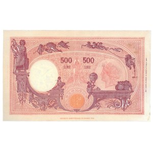 Banknotes - Vittorio Emanuele III (1900-1946) Biglietti di banca - 500...