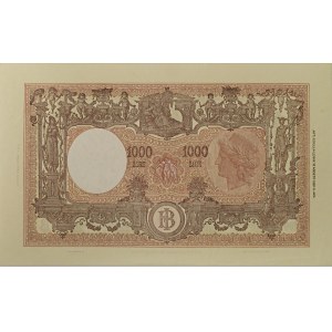 Banknotes - ITALY Republic lira coinage (1946-2001) 1,000 Li...