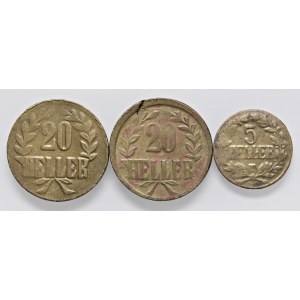 Lots - AFRICA ORIENTALE TEDESCA Guglielmo II (1888-1918) Lotto di 3 mo...