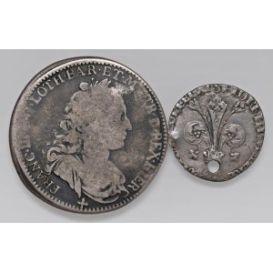 Lots - FLORENCE Lot of 2 coins: Francis III of Lorraine (1737-1765) ...