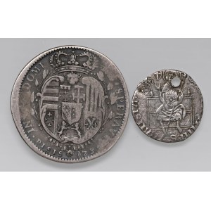 Lots - FLORENCE Lot of 2 coins: Francis III of Lorraine (1737-1765) ...