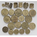 Collectibles - Vintage scales of Italian area with No. 18 coin weights...