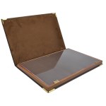 Collectibles - ZECCHI Book tray for 40 COINS up to 35 mm in velvet...