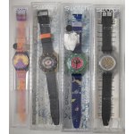Watches - Multiple lot: 9 various Swatch Please note that the straps...