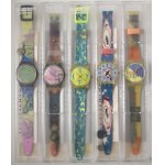 Watches - Multiple lot: 9 various Swatch Please note that the straps...