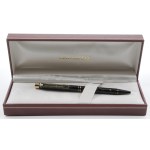 Pens - SHEAFFER - Ballpoint Pen - Black resin honeycomb body with...