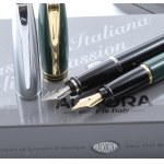 Pens - AUORA - Lot of 2 fountain pens - Resin bodies, refill...