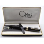 Pens - OMAS- Fountain pen 557 -F. Resin body and cap n...