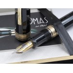 Pens - OMAS- Fountain pen 557 -F. Resin body and cap n...