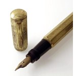 Pens - WATERMAN - Fountain pen - Gold body and cap, pen...