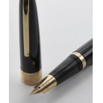 Pens - PEN-CO - Fountain pen- Black resin body and cap with black c...