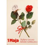 proj. Maciej URBANIEC (1925 - 2004), May 1. Best wishes to people of reliable work, 1976